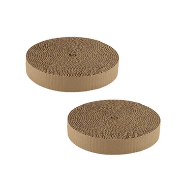 KATRIS Cat Scratcher Cardboard Pads x 2 Pieces